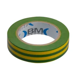 
                  BETA Taśma elektroizolacyjna PVC żółto - zielona 0,15 mm x 19 mm x 25 mb BMESB1925GV